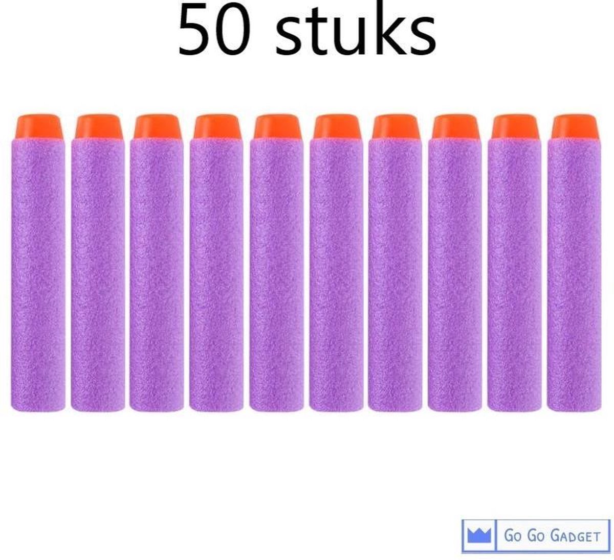 Universele pijltjes | geschikt voor nerf-n-strike speelgoedblasters | 50 stuks | paars